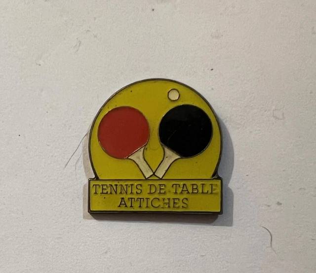 Pin's Rare Club De Tennis De Table ASF Fondettes (37) – Ping-pong Vintage