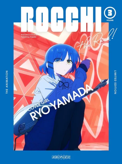 BOCCHI THE ROCK Vol.3 First Limited Edition Blu-ray Soundtrack CD Booklet Japan