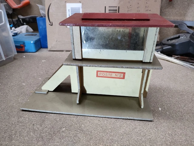 Cabine Sémaphorique Hornby HO – Poste D’Aiguillage N°2 En Bois – Vintage