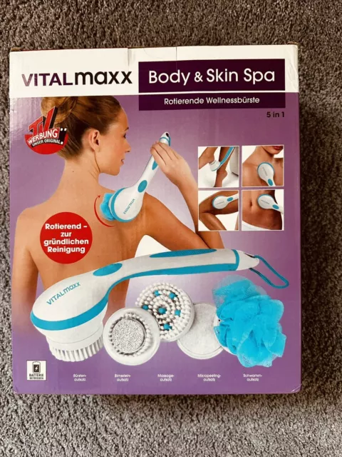 Vitalmaxx Rotierende Wellnessbürste Body & Skin Spa