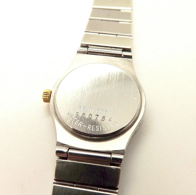 Splendido Orologio Da Polso Donna Movado Museo 2 Toni Acciaio Inox ~87-A1-836C~ 2