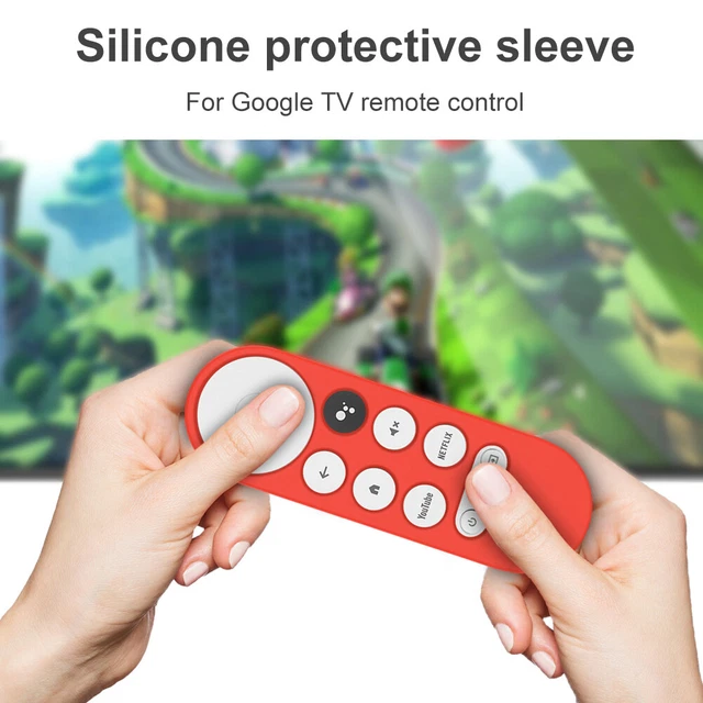 Custodia In Silicone Per Telecomando Google Chromecast 4K E HD | Antiscivolo, Con Cordino, TPU Flessibile E Resistente (modelli 2020/2022) - 4