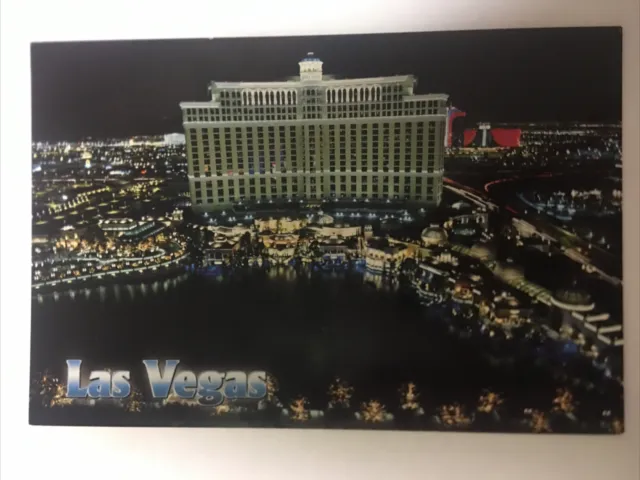 Bellagio Hotel & Casino Las Vegas Nevada Vintage Postcard