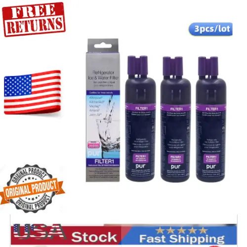 (3 pack) Whirlpool W10295370 Pur Filter1 Refrigerator Water Filter.FREE SHIPPING