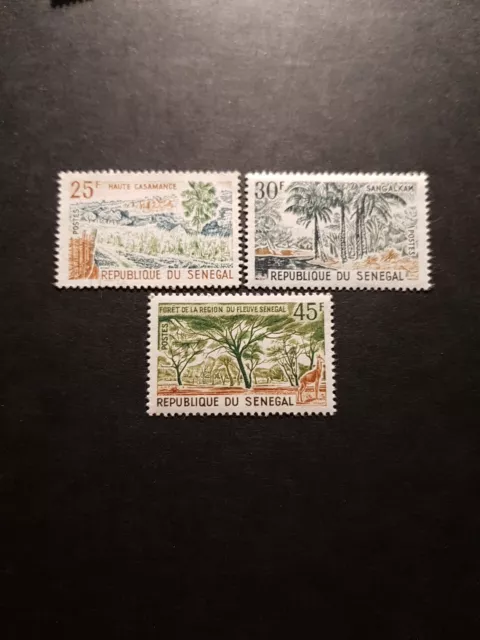 Briefmarke Senegal Afrika N° 247/249 Neu MNH 1965 N°247 Neu Ohne Gummierung