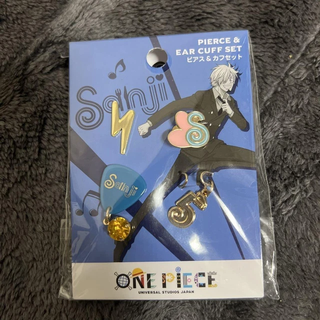 Usj Limited One Piece Sanji Earrings Cuff Set 2023