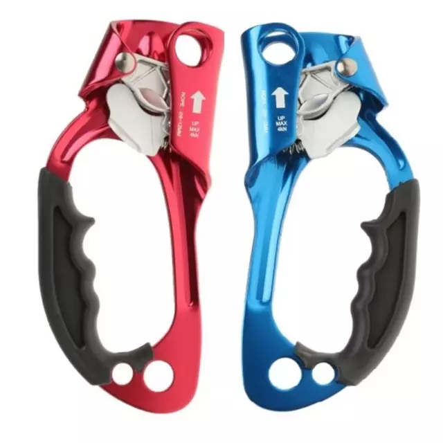 Rock Climbing Tree Surgeon Right / Left Hand Ascender Rappelling Gear Equipment