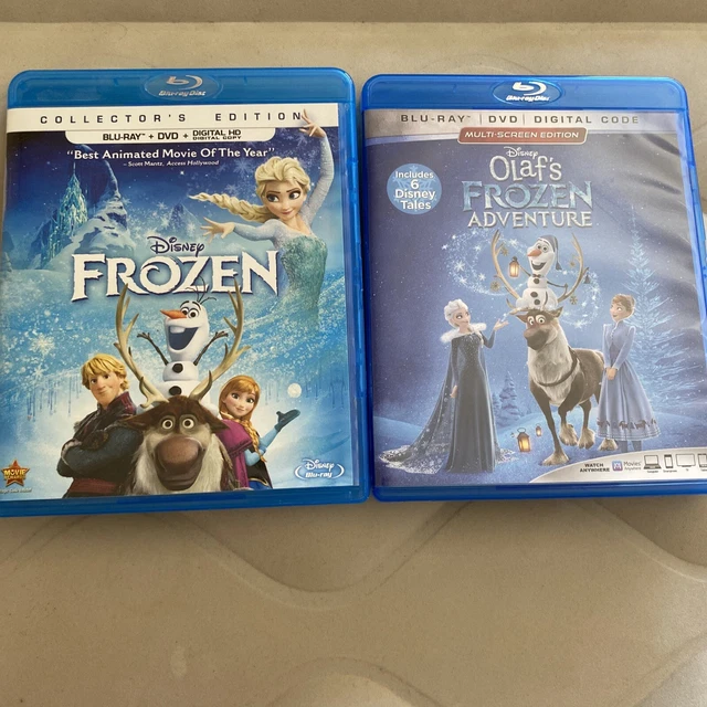 FROZEN & OLAF’S Frozen Adventure BLU-RAY/DVD’s $7.99 - PicClick