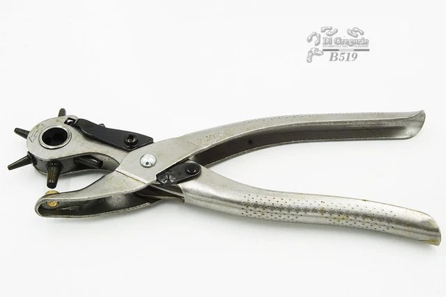 Pinces à Percer Le Cuir Tekno – Lot Avec 6 Emporte-pièce Acier Forgé – NEUF
