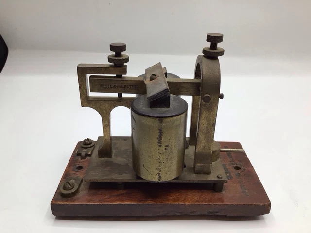 Ancien Sondeur Morse Western Electric Modèle 15B – 120 Ohms – Pièce De Collection