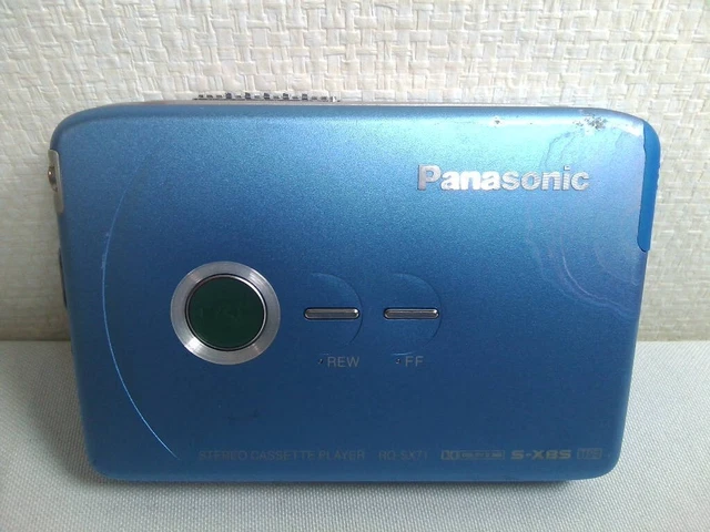 PANASONIC RQ-SX71 CASSETTE Player Excellent purple Working
