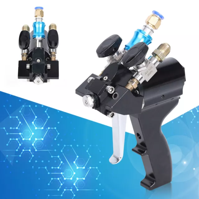 P2 PU Foam Spray Gun Polyurethane P2 Air Purge Spray Gun Self-cleaning Black New