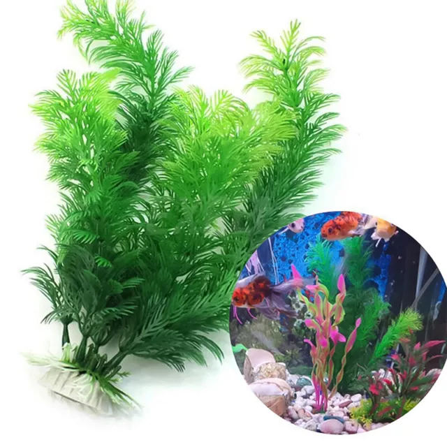 Fish Tank Simulation Green Grass Aquatic Water Plants Aquarium Landscaping DIY