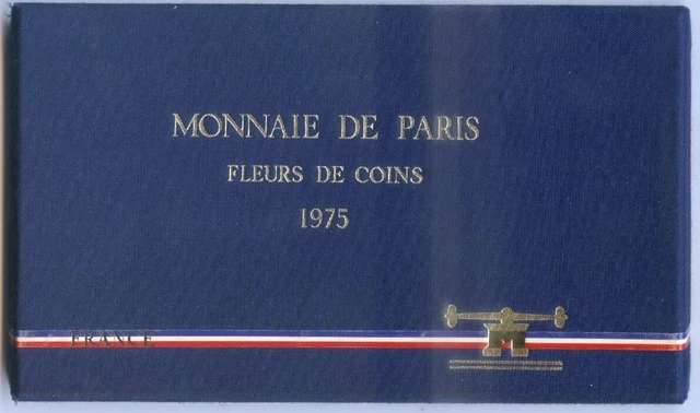 #8161 - Coffret Séries Fdc En Francs France 1975 9 Pcs