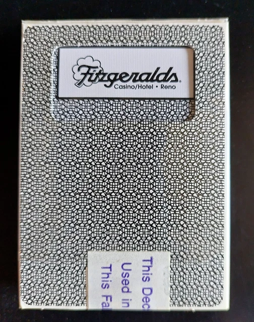 FITZGERALDS Hotel/Casino RENO ~ PAULSON Game Used Playing Cards ~ Blue Deck