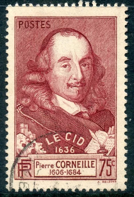 Timbre France Oblitere N° 335 Le Cid Corneille