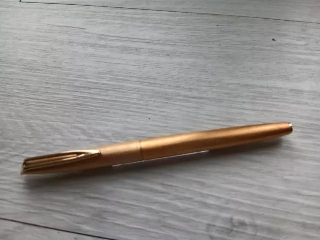 Stylo plume Waterman CF C/F  Givré plaqué or gold plated FP