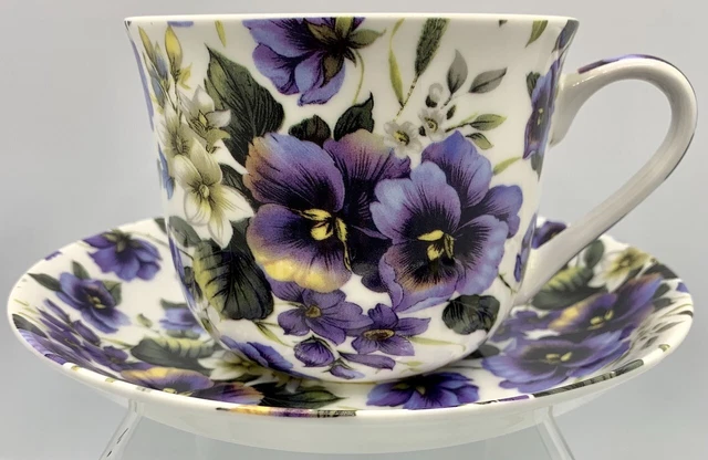 Tazza In Bone China 'Ritratto Di Gatto Blu', Con Scritta 'Non Sono Stato Io... è Stato Il Cane', 250 Ml, Prodotta In Inghilterra
