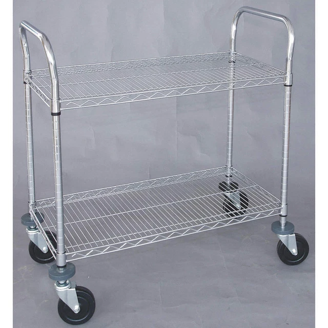 GRAINGER APPROVED 1ECJ3 Wire High Cart,Heavy Duty,18x48x39 In