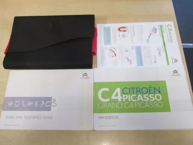 Citroen C4 Picasso + Grand  Owners Pack  Handbook Manual  2013~2016 + Telematics