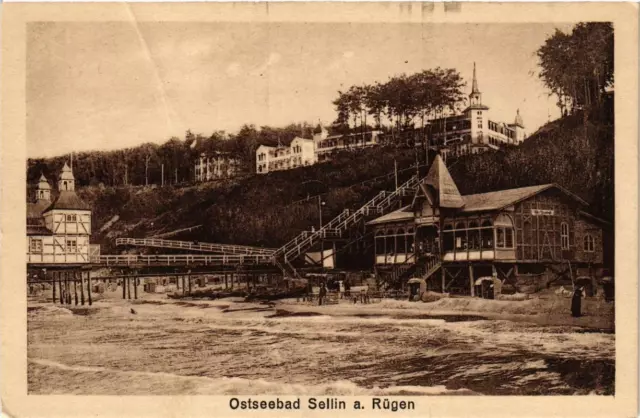 CPA AK Insel RÜGEN SELLIN Ostseebad GERMANY (670040)