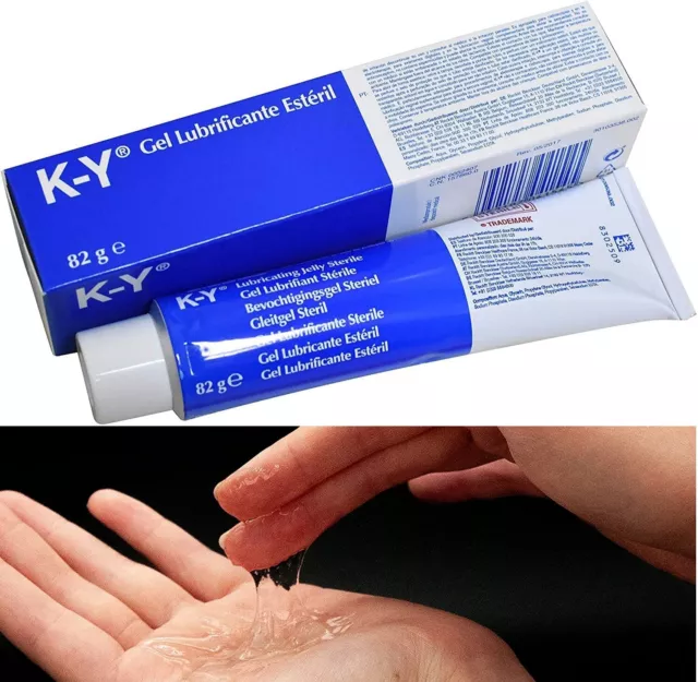 K-Y Gel Lubricante sexual estéril medicinal base de agua 82gr,no graso,no irrita