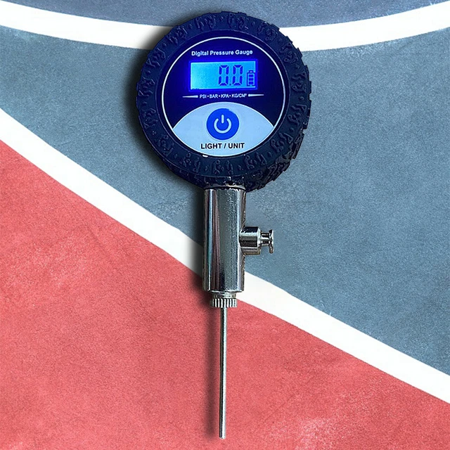 Football Tester DIGITAL PRESSURE TESTER Ball Pressure Gauge for Volleyball Football ...