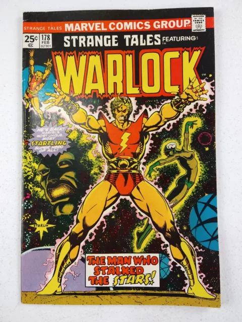 Strange Tales Featuring Warlock #178 1975 Marvel VF+ 1st Magus Jim Starlin Comic