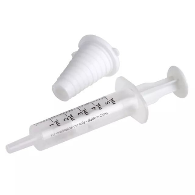 Kids Baby Oral Syringe & Dispenser Calibrated for Liquid Medicine, Reduce Mes...