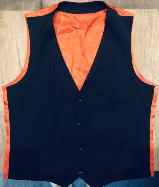 ESPRIT Veste GILET de Costume Gilet COTON noir taille L Business Man (=taille 54