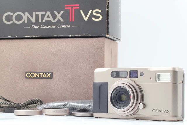 READ LCD [Near MINT in BOX] Contax TVS Point & Shoot 35mm Film Camera From JAPAN