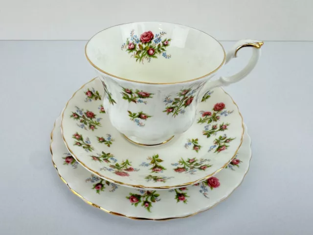 Vintage ROYAL ALBERT Winsome - Trio Tea Cup Saucer & Plate Set