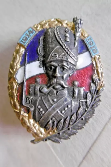 94° RI : Insigne métallique du 94° régiment d’infanterie Chobillon émail