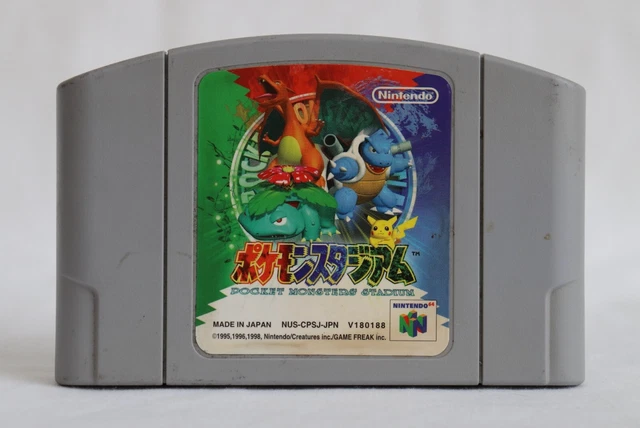 Jeu Pokémon Stadium – Nintendo 64 – Version Loose (Cartouche Seule) – Bon État