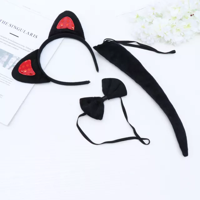 Set coda orecchie di gatto bambino set cosplay
