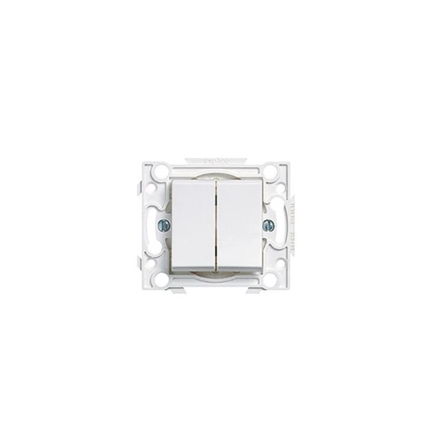 Arnould 60112 Interrupteur double poussoir 6A Espace LumiÃ¨re