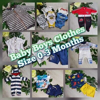 PART #2 Baby Boys Build Make Your Own Bundle Job Lot Size 0-3 Months Outfit Set