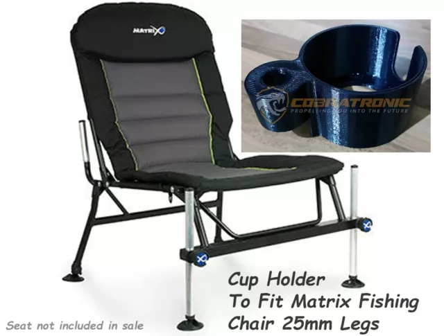 CUP HOLDER FOR Matrix Fishing Chair 25mm diameter leg Matrix S25 Seat box  £13.50 - PicClick UK