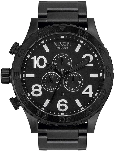 Montre Nixon Rollo 38 Noire Pour Homme - A984-000-00 - Neuve Avec étiquettes