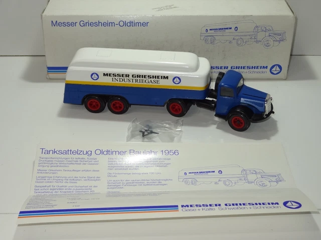 Camion Citerne Conrad 3053 Mercedes-Benz T 105 Messer Griesheim 1/50 - Occasion