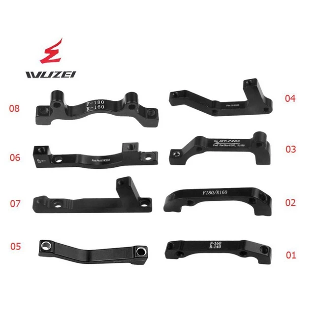 Adaptateur Frein à Disque Pour Vélo Route/gravel - Conversion 140mm à 160mm - Montage Plat, Avant/arrière - Alliage Aluminium 7075