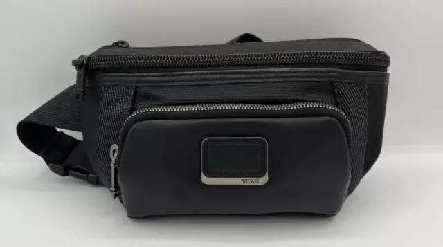 TUMI ALPHA BRAVO Campbell Utility Pouch Cross Body Sling Waist Bag EDC Black