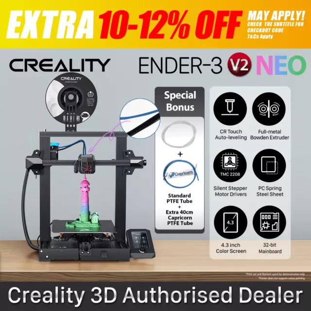 Creality 3D Printer ENDER-3 V2 NEO ENDER 3 Printing CR-TOUCH AUTO level DIY Kit-