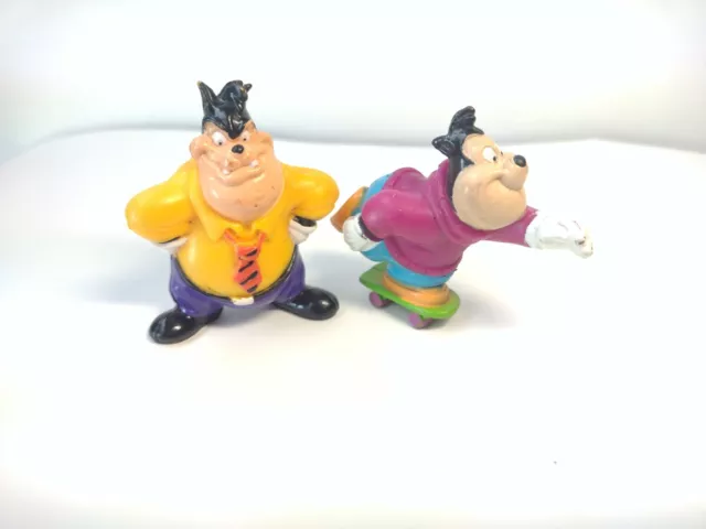 Kelloggs Disney Goof Troop PVC Figures Goofy Max Pete TJ Cake Toppers 2" NRFB