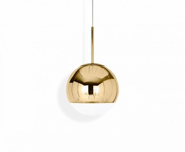 Tom Dixon Mirror Ball Pendant Gold 25cm