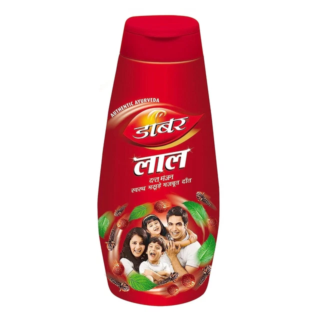DABUR Lal Dant Manjan gingivitis, polvo dental para mal aliento - 150 g