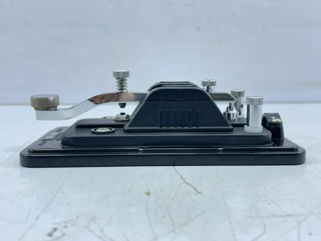 Hi-Mound HK-708 Morse Schlüssel Gerade Telegraph Code Vintage Radio Keyer Japan 3