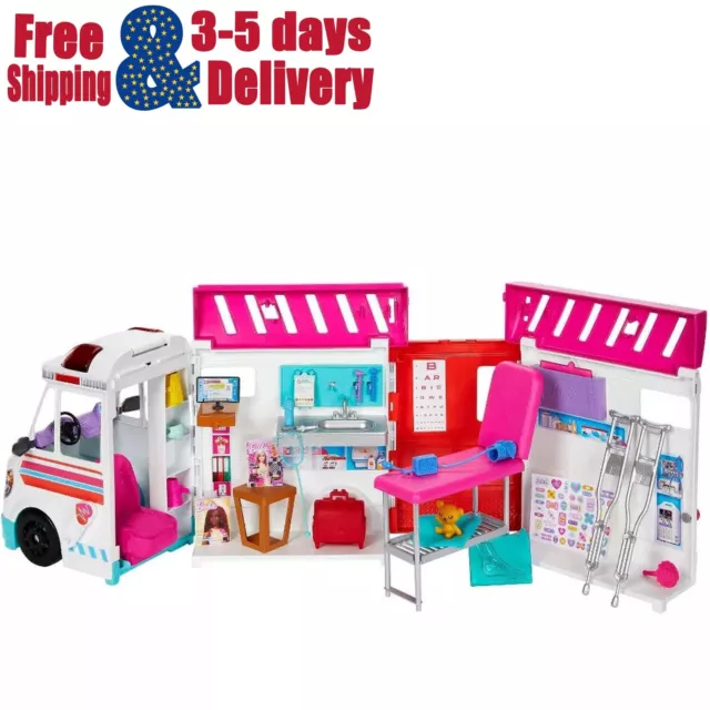 Barbie Transforming Ambulance and Clinic Playset