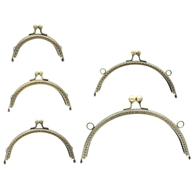 Metal Purse Clasp Frame Bag Hardware Purse Frame  Handle Bag Accessories