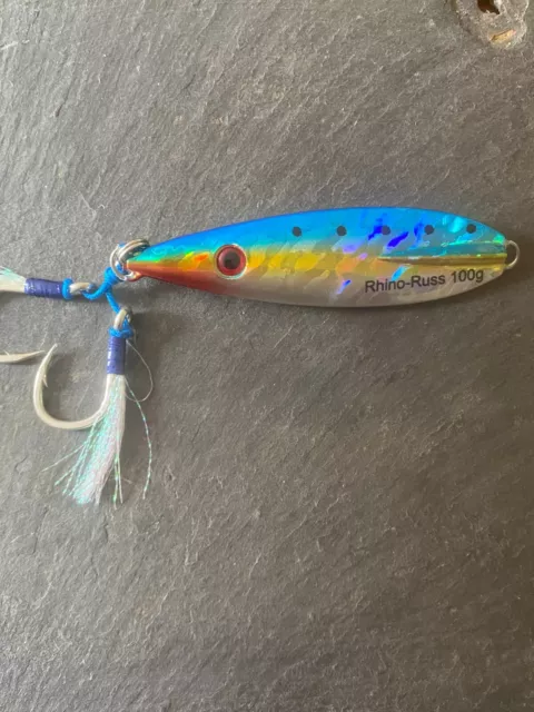 Slow Jig, Metal Jigging Lure Perfect for Bass Pollock Ling Cod 100g SPJ